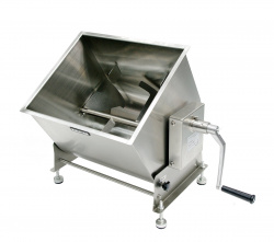 Фаршемешалка Kocateq FME40T ручная 40 л c откидным бункером, 1 осью и подкл. к приводу G22 – купить в RuOborudovanie.ru с доставкой до двери Купить фаршемешалка kocateq fme40t ручная 40 л c откидным бункером, 1 осью и подкл. к приводу g22 – цена от завода, доставка до двери | RuOborudovanie.ru
