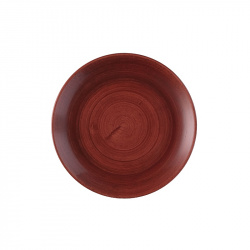 Купить тарелка мелкая 21,7см, без борта, stonecast patina, цвет rust red pareevp81 – цена от завода, доставка до двери | RuOborudovanie.ru