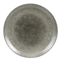 Купить тарелка мелкая 28,8см, без борта, цвет raku quartz black, studio prints rkbqev111 – цена от завода, доставка до двери | RuOborudovanie.ru