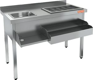 Барная станция Hicold НКС-12/7БПК с бортом