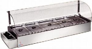 Мармит тепловой Airhot BM-150 гатср.6хGN1/3-100 и 1хGN1/2-100, 1.8кВт, настольный