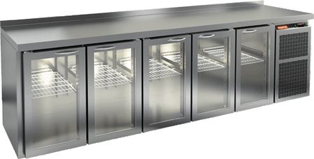Стол с охлаждающим шкафом Шкафом со стеклом Двер.Hicold Sng 11111 Br2 Ht