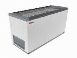 Ларь морозильный Frostor FG600C серый со стеклянной крышкой