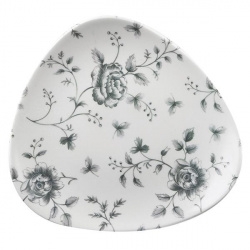 Тарелка мелкая треугольная 22,9СМ, без борта, Vintage Prints, цвет Grey Rose Chintz Rcgtr91 – купить в RuOborudovanie.ru с доставкой до двери Купить тарелка мелкая треугольная 22,9см, без борта, vintage prints, цвет grey rose chintz rcgtr91 – цена от завода, доставка до двери | RuOborudovanie.ru
