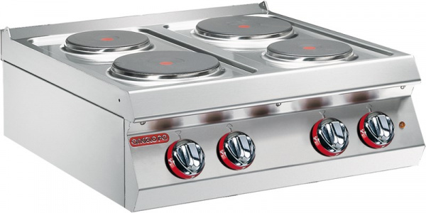 Плита электрическая с 4 конфорками Angelo Po 1G0PE1, настольная