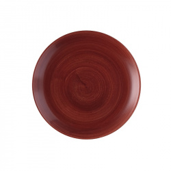 Купить тарелка мелкая 16,5см, без борта, stonecast patina, цвет rust red pareevp61 – цена от завода, доставка до двери | RuOborudovanie.ru