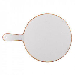 Купить доска сервировочная с ручкой d32см, меламин, buffet stonecast melamine, цвет barley white zplstrp1 – цена от завода, доставка до двери | RuOborudovanie.ru
