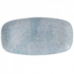 Купить блюдо прямоугольное chefs 35,5х18,9см, без борта, vintage prints med tiles, цвет aquamarine mtaqxo14 – цена от завода, доставка до двери | RuOborudovanie.ru