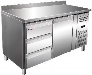 Стол морозильный Cooleq Gn2230Bt бортик 3 ящика+1 дверь