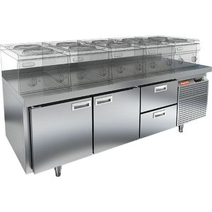 Стол с охлаждающим шкафом Hicold Sn112/Tn Lt