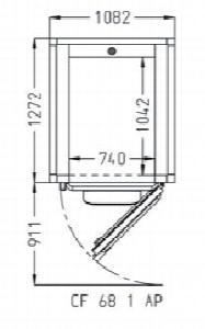 Камера расстоечная Pavailler Ev 68 1 Ap 60X80 1дверь/1тележка