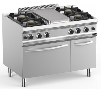 Плита со сплошной поверхностью газовая 700 серии Apach Chef Line GLRSTG117R4FGP