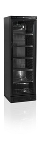 Шкаф холодильный Tefcold Cev425 Black со стеклом