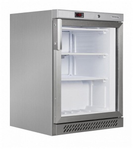 Шкаф морозильный Tefcold UF200SG на 200л нерж. барный со стеклом