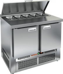 Купить стол для салатов hicold sle1-11sn (1/3) без крышки (+2+10), 2дв, 1000х600х850мм, ниж.агр. – цена от завода, доставка до двери | RuOborudovanie.ru
