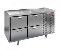 Купить стол охлаждаемый hicold sn 22/bt о (-10-18) островн., 4ящ, 1390х600х850мм – цена от завода, доставка до двери | RuOborudovanie.ru