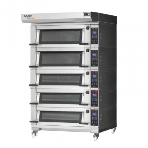 Печь подовая Apach E2L318Pa + E2L224Pal Dpbi-T с подставкой без направляющих 