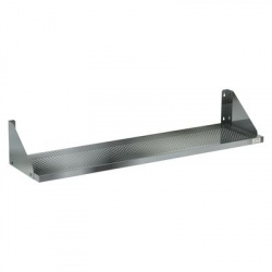Купить полка настенная перфорированная пр-60/30 (нерж. сталь. aisi 430) 600х300х300 – цена от завода, доставка до двери | RuOborudovanie.ru