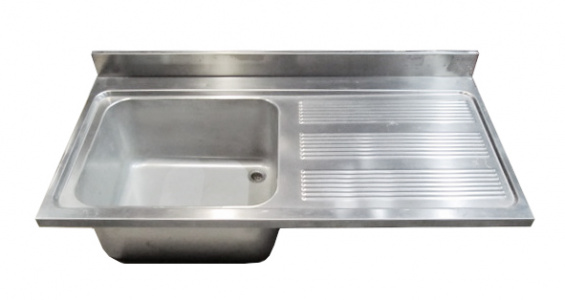Ванна моечная Silcainox S.r.l. 571140D 70х140х42см с 1 цельнотянутым гнездом