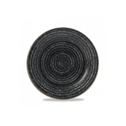 Купить тарелка мелкая 21см, с бортом, цвет charcoal black, studio prints spcbvp81 – цена от завода, доставка до двери | RuOborudovanie.ru
