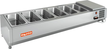 Витрина для ингридиентов Hicold VRTO 1390