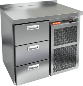 Стол с морозильный шкафом Hicold Gn 3 Br2 Bt