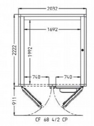 Камера расстоечная Pavailler Cf 68 4/2 Cp 60X80 2двери/4тележки – купить в RuOborudovanie.ru с доставкой до двери Купить камера расстоечная pavailler cf 68 4/2 cp 60x80 2двери/4тележки – цена от завода, доставка до двери | RuOborudovanie.ru