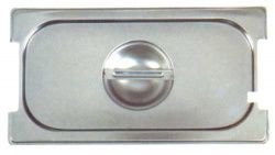 Крышка GN1/3 с вырезом из нержавеющей стали для гастроемкости Paderno 1453700 – купить в RuOborudovanie.ru с доставкой до двери Купить крышка gn1/3 с вырезом из нержавеющей стали для гастроемкости paderno 1453700 – цена от завода, доставка до двери | RuOborudovanie.ru