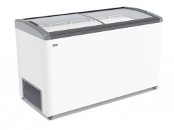 Ларь морозильный Frostor Gellar FG500E гнутое стекло серый