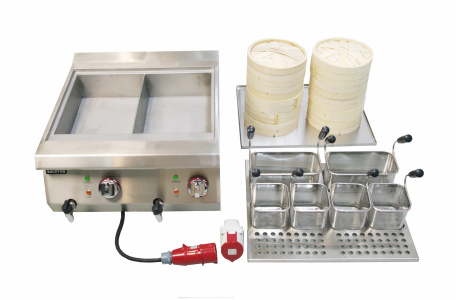 Макароноварка Kocateq 1M0CP1E ES (2х9л) (паста-бойлер) без подкл.к водопров.