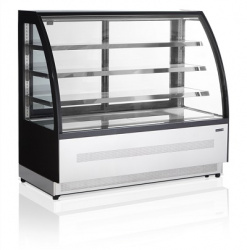 Витрина кондитерская Tefcold Lpd1500C/Black черная/нерж холодильная