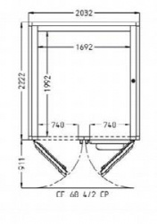 Камера расстоечная Pavailler Ev 68 4/2 Cp 60X80 2двери/4тележки – купить в RuOborudovanie.ru с доставкой до двери Купить камера расстоечная pavailler ev 68 4/2 cp 60x80 2двери/4тележки – цена от завода, доставка до двери | RuOborudovanie.ru