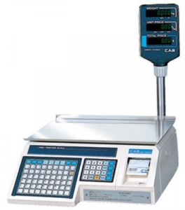 Весы торговые с печатью этикеток Cas LP-15R (1.6)