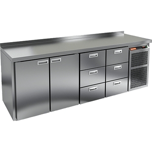 Стол с охлаждающим шкафом Hicold Gn 1133 Br2 Tn