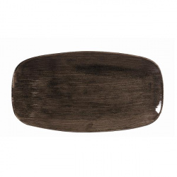 Купить блюдо прямоугольное chefs 35,5х18,9см, без борта, stonecast patina, цвет iron black paibxo141 – цена от завода, доставка до двери | RuOborudovanie.ru