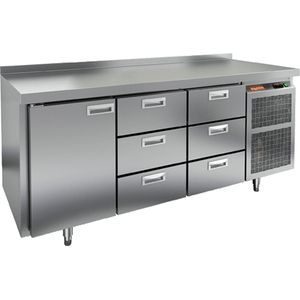 Стол с охлаждающим шкафом Hicold Gn133/Tn