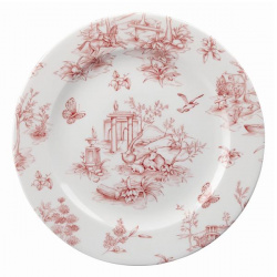 Тарелка мелкая 21СМ Vintage Prints, цвет Cranberry Toile Tocvp81 – купить в RuOborudovanie.ru с доставкой до двери Купить тарелка мелкая 21см vintage prints, цвет cranberry toile tocvp81 – цена от завода, доставка до двери | RuOborudovanie.ru