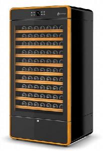 Шкаф винный Enofrigo I.Am H1600 стат. черный Рамка светл. Дер. Компл. Ящ. M1S1Nc+Ga8901/011