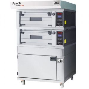 Печь для пиццы Apach E4L2Pzp Dpbi-T подовая с расстойкой