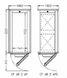 Камера расстоечная Pavailler Cf 68 2 Aps 60X80 1дверь/2тележки – купить в RuOborudovanie.ru с доставкой до двери Купить камера расстоечная pavailler cf 68 2 aps 60x80 1дверь/2тележки – цена от завода, доставка до двери | RuOborudovanie.ru