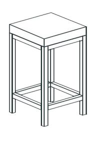 Колода разрубочная Apach Chef Line Lcb55