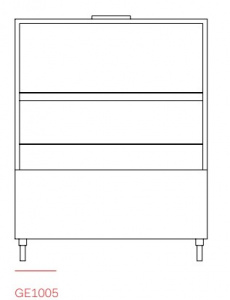 Машина котломоечная Comenda Ge 1005E Rcd/Доз/Cwv/Элект. Панель