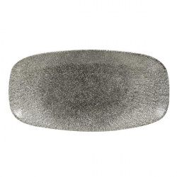 Купить блюдо прямоугольное chefs 29,8х15,3см, без борта, цвет raku quartz black, studio prints rkbqxo111 – цена от завода, доставка до двери | RuOborudovanie.ru