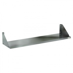 Полка настенная сплошная (нерж. сталь. aisi 430) ПК-90/40 900х400х300