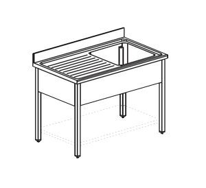 Ванна моечная Apach Chef Line Ls137-55Lw