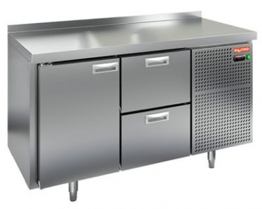 Стол охлаждаемый Hicold GN 12/BT стол охл.(-10-18), 1 дверь,2 ящ, 1390х700х850