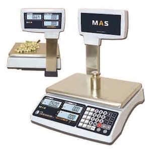 Весы электронные торговые со стойкой Mas Mr1-06P