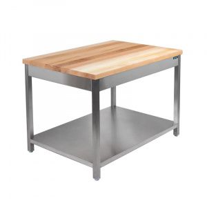 WOOD TOP BAKER'S TABLE Hurakan HKN-RWT-311/1208