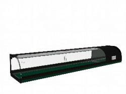 Витрина холодильная Полюс для суши A37 Sm 1,8-1 Sushi (ВХСв-1,8 суши-кейс)